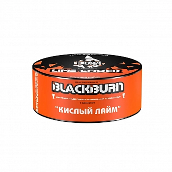Табак Burn Black, 25гр "Lime Shock / Кислый лайм"