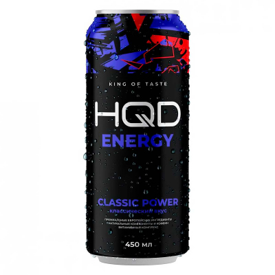 Напиток HQD Energy "Classic power" 0.45л
