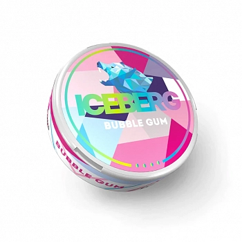 Жевательный табак ICEBERG BLACK Slim Medium "Фруктовая жвачка / fruit gum"